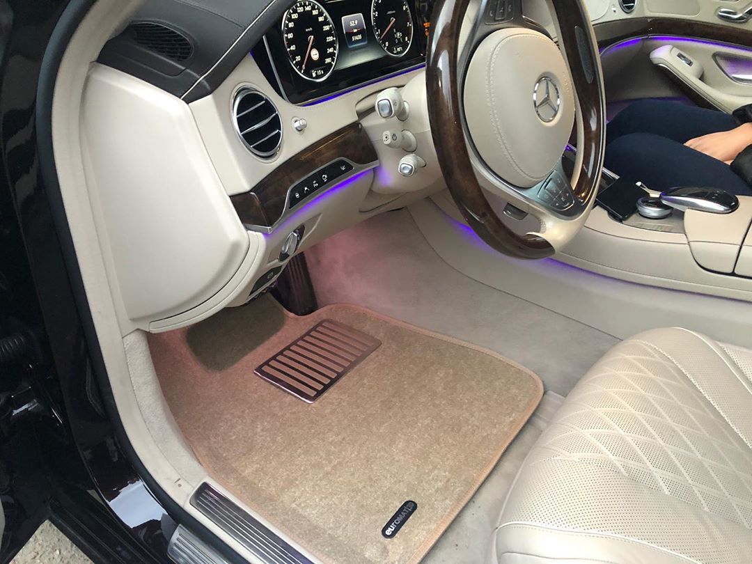 Коврики салона текст. 3D euro-std MERCEDES W222 (S-Class) (2014-) (БЕЖ) (EM3D) NP1