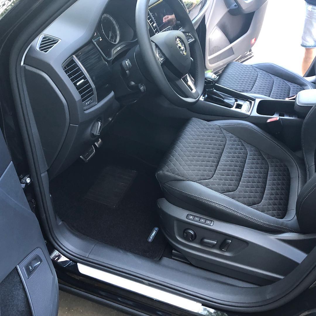 Коврики салона текст. 3D euro-std SKODA Kodiaq (2017-) (EMC3D) NP1